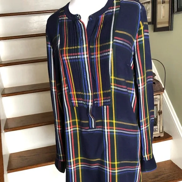 old navy plaid shirt dress Buffalo Plaid Flannel Swing Shirt Dress